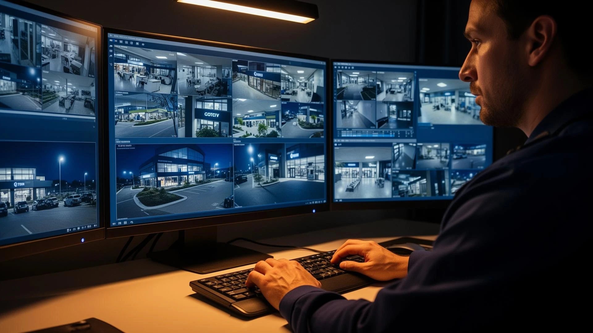 Alpha live monitoring operator at workstation